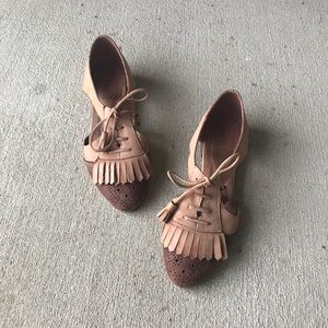 JEFFREY CAMPBELL IBIZA Leather Oxford Sandals